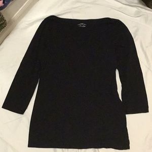 Black long sleeve shirt